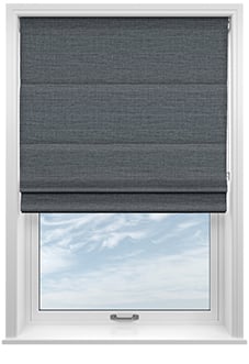 Stockholm, Anthracite - Twist&Fit Roman Blind